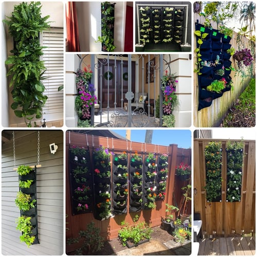 Wallbloom Wall Hanging Plant Bags für Indoor Outdoor