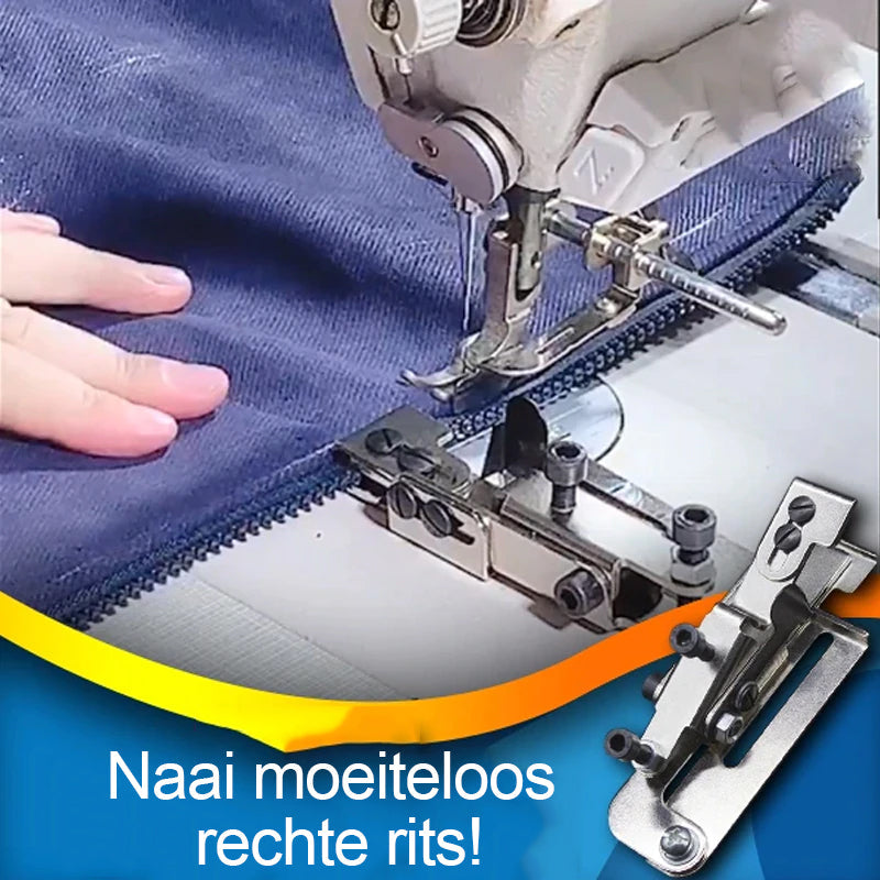 Reißverschluss Nähfuß | Präziser Zipper-Fuß für Nähmaschine | Edelstahl | Snap-On Kompatibel
