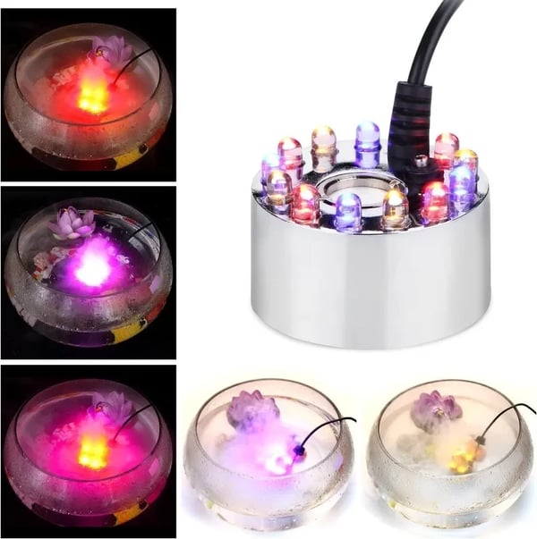 Ultraschall Nebelmaschine | LED-Fog Maker mit Intelligenter Sensor | Deko & Luftbefeuchter für Halloween & Zuhause
