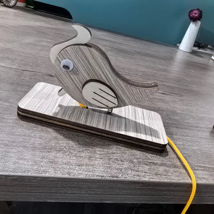 Specht-Türklingel | Handgefertigte Holzklingel | Nostalgisches Design | Für Haustür & Kinderzimmer