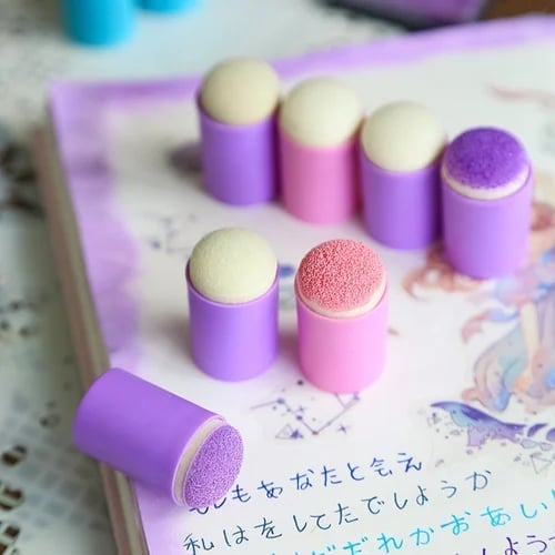 DIY Schwamm-Finger-Mal-Set | 20 Farben | Kinderfreundlich & Wiederverwendbar