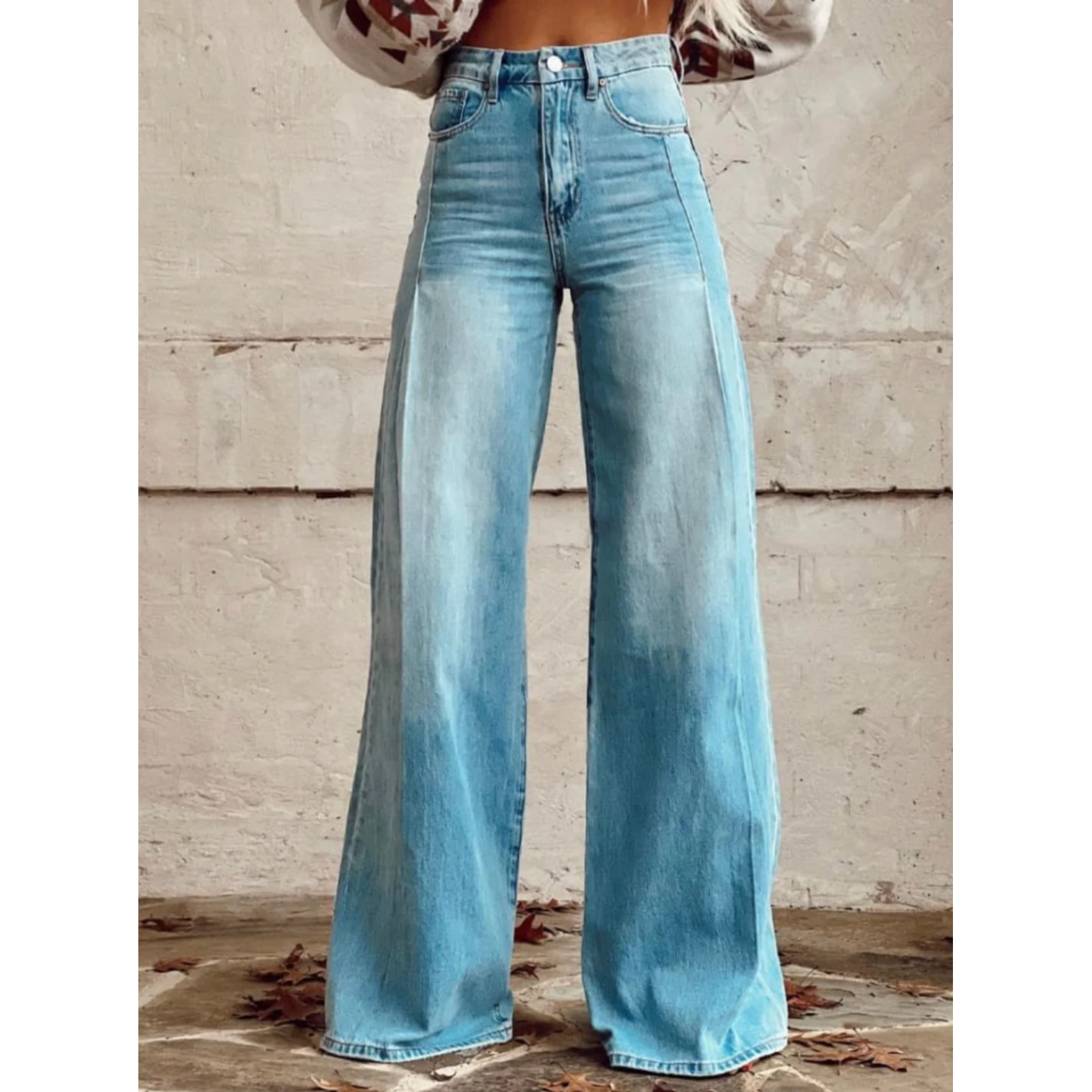 JULIA | Retro Hose mit weitem Bein & Vintage-Charme