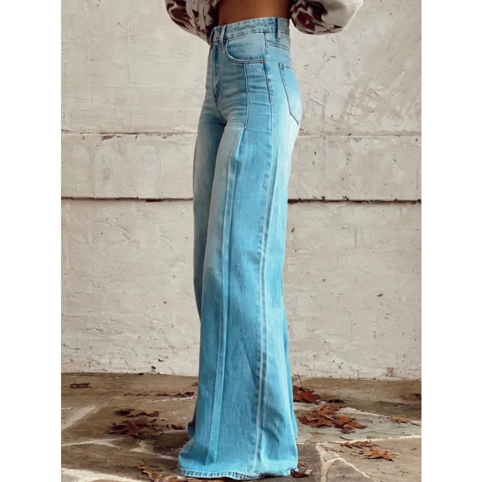 JULIA | Retro Hose mit weitem Bein & Vintage-Charme