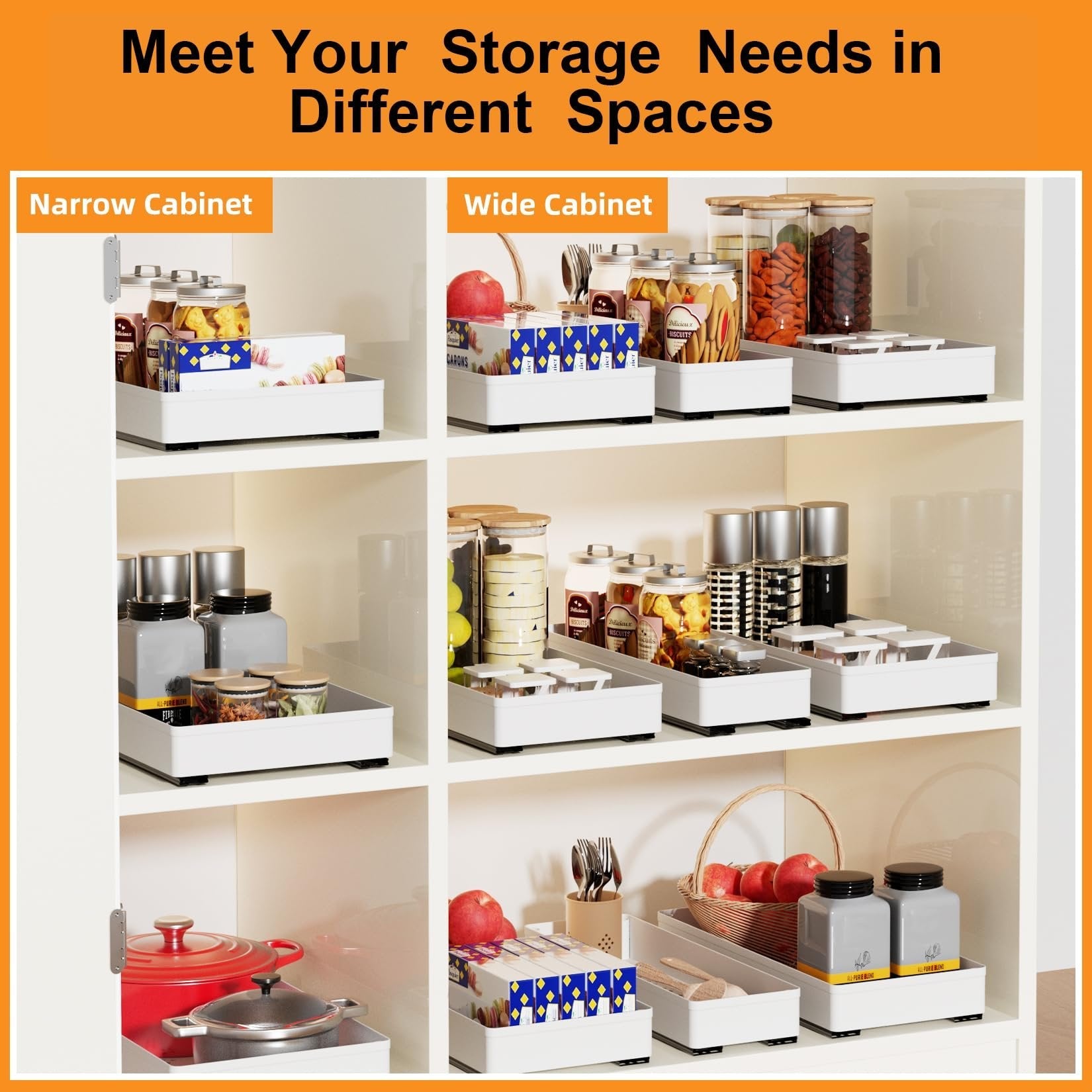 RegalGleiter™ Einfach zu Installierender Organizer