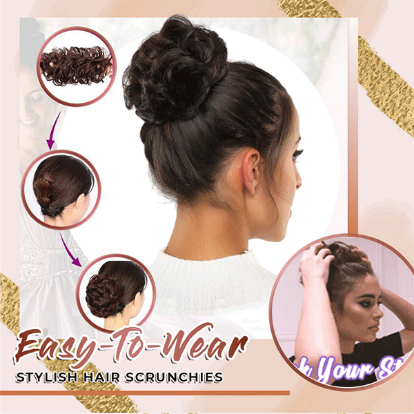 Haar Dutt Gummi | Messy Bun Erweiterung | Natürliches Aussehen | 74 Farben