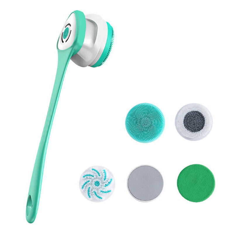 Elektrische Duschbürste | Rotierender Bürstenkopf | Tiefenreinigung & Massage