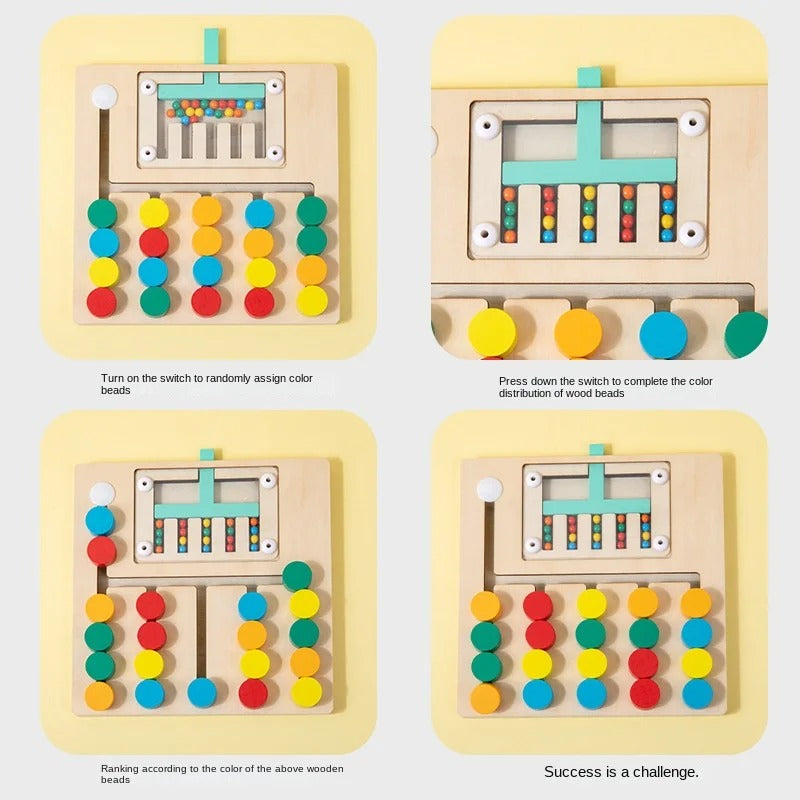 Holzpuzzle Spiel | Lernpuzzle für Kinder | Motorik & Kognitive Förderung | Umweltfreundlich
