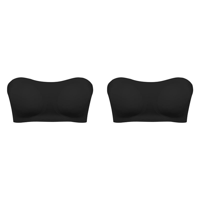 Damen trägerloser BH | Grip-Sure Seitenverschluss | Nahtlos & rutschfest | Herausnehmbare Pads