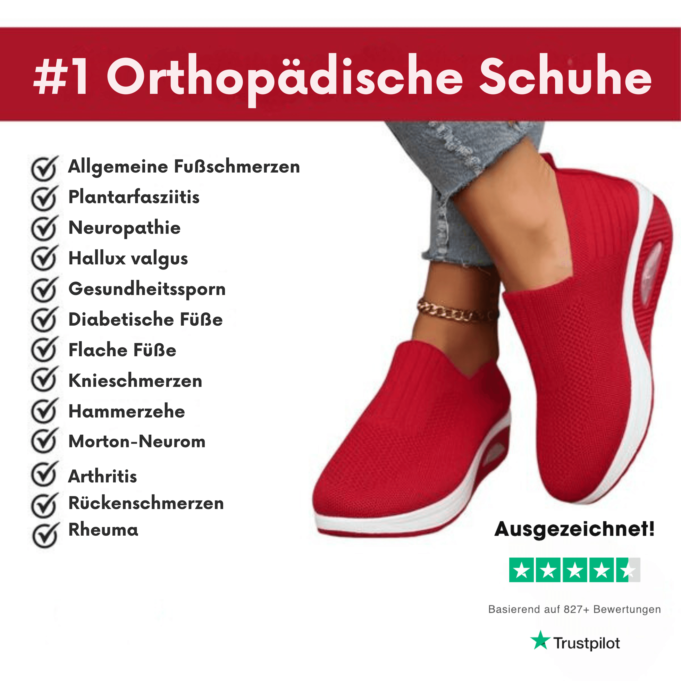 ELLA – Orthopädische Schuhe zur Schmerzlinderung