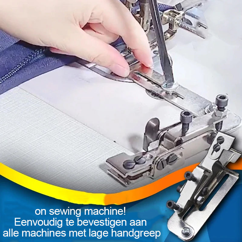 Reißverschluss Nähfuß | Präziser Zipper-Fuß für Nähmaschine | Edelstahl | Snap-On Kompatibel