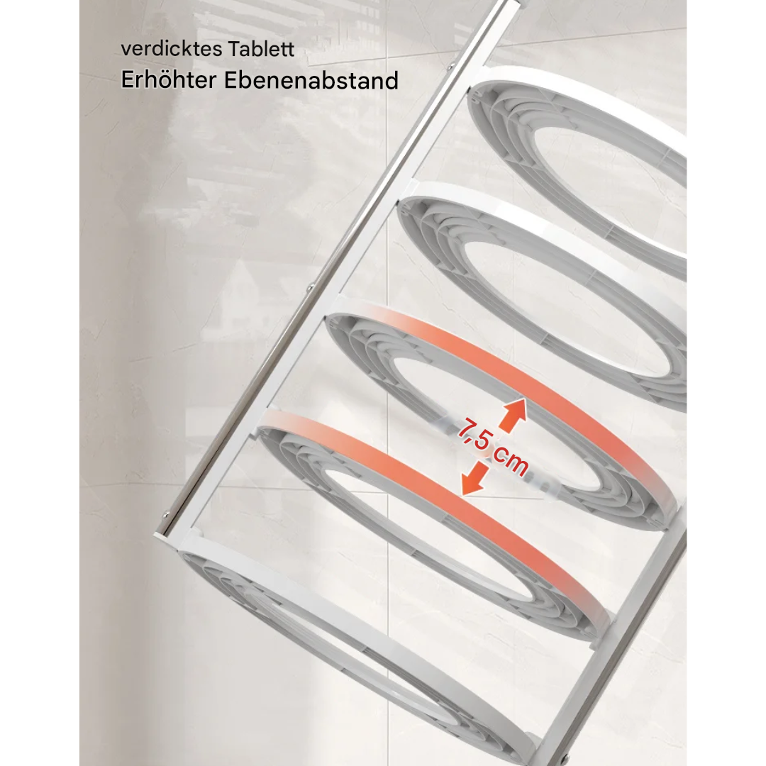 Kompaktes Küchenregal