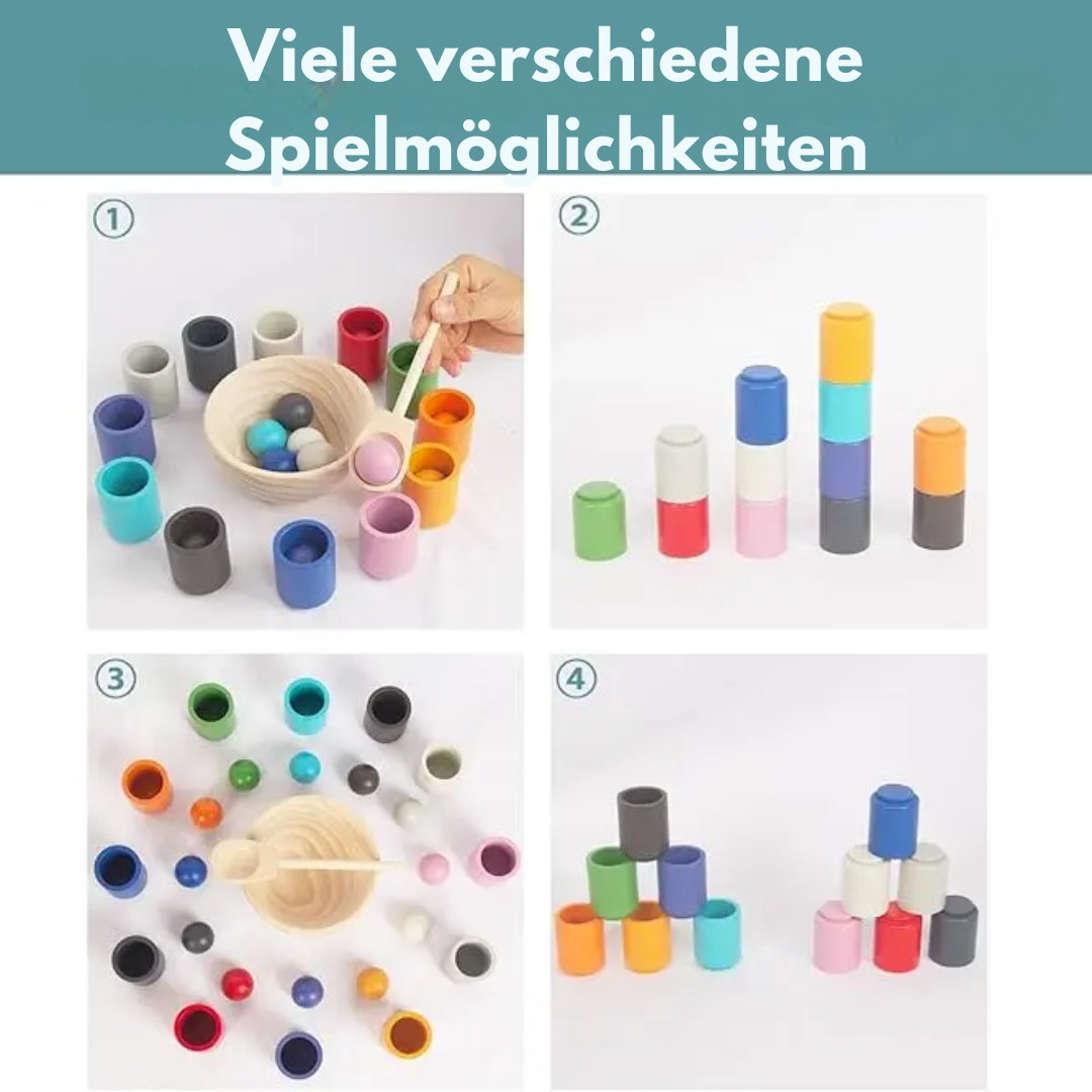 Montessori Spielzeug | Motorik & Konzentration | Holz & Kunststoff