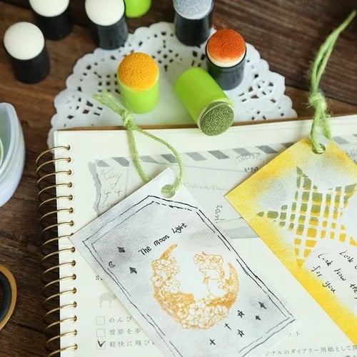 DIY Schwamm-Finger-Mal-Set | 20 Farben | Kinderfreundlich & Wiederverwendbar