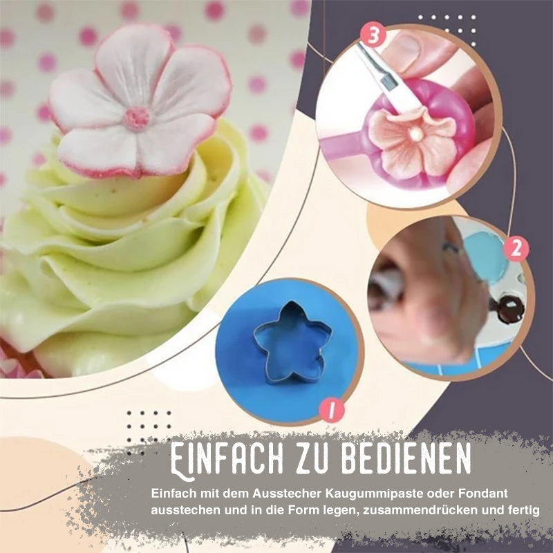 BlüteHandwerk™ Elegante Zuckerguss Details