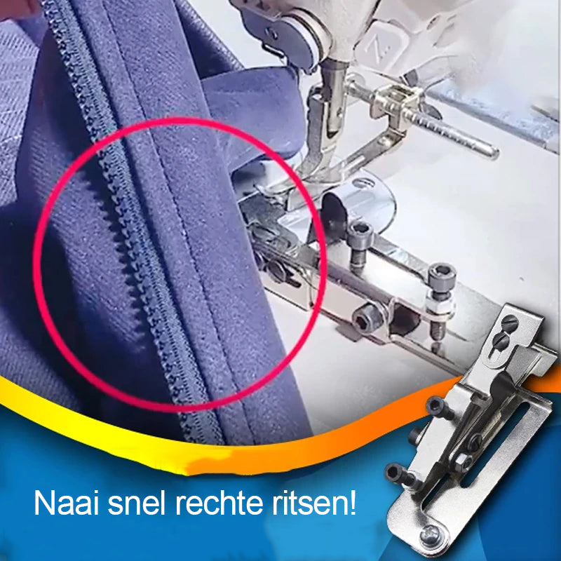 Reißverschluss Nähfuß | Präziser Zipper-Fuß für Nähmaschine | Edelstahl | Snap-On Kompatibel