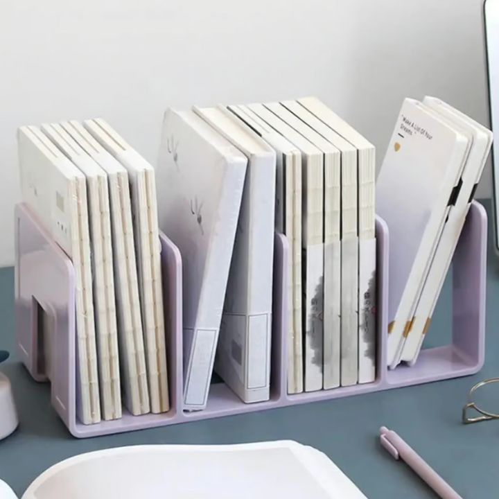 Kompakt Bücherorganizer mit 4 Fächern