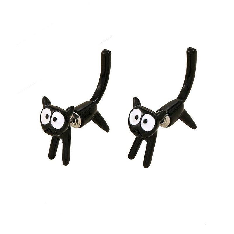 Damen Ohrringe Katze | Verspieltes Design | Zinklegierung