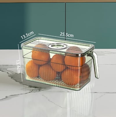 Aufbewahrungsbox mit Deckel | 1000 ml | Stapelbar & BPA-frei | Mit Sichtfenster