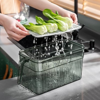 Aufbewahrungsbox mit Deckel | 1000 ml | Stapelbar & BPA-frei | Mit Sichtfenster