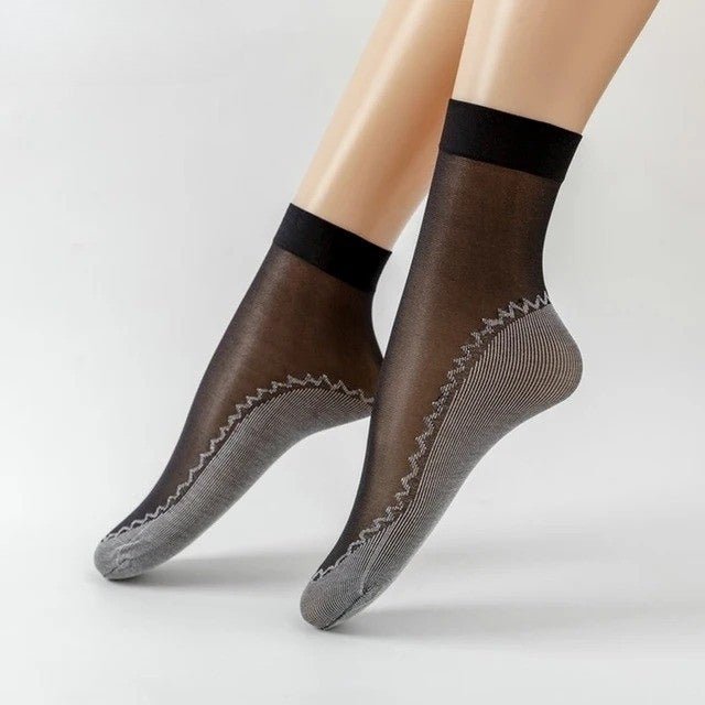 5+5 Gratis | Damen Anti-Rutsch Socken | Atmungsaktiv & Verstärkte Zehen | Unsichtbare No-Show Passform für Sommer