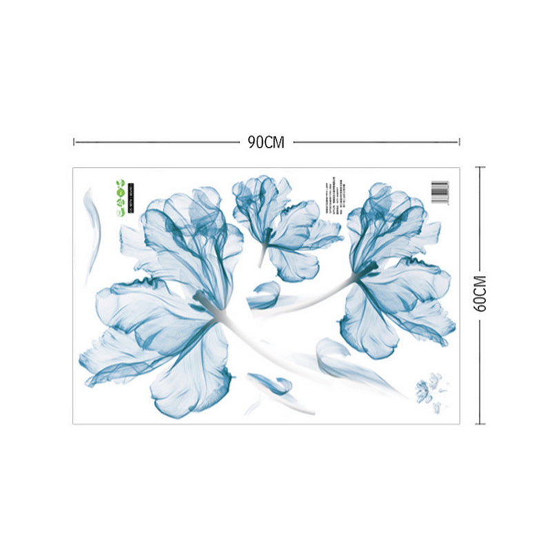 Blume Wanddekoration | Kreatives 3D-Wanddesign | Selbstklebend & Wiederverwendbar | PVC