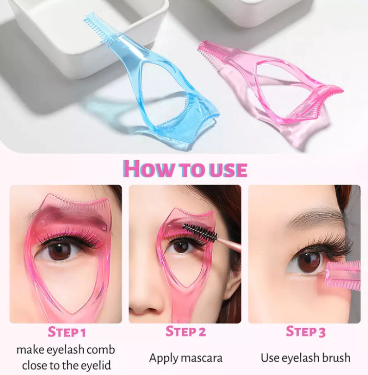 3-in-1 Wimpernwerkzeug | LashGuard | Verhindert Mascara-Flecken | Trennt & Formt Wimpern