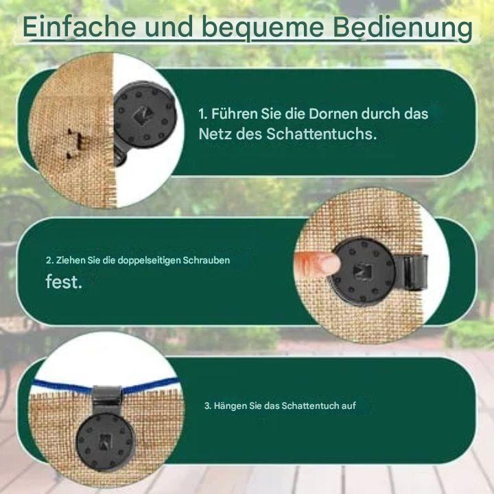 50 Stück Garten-Netz-Klemmen