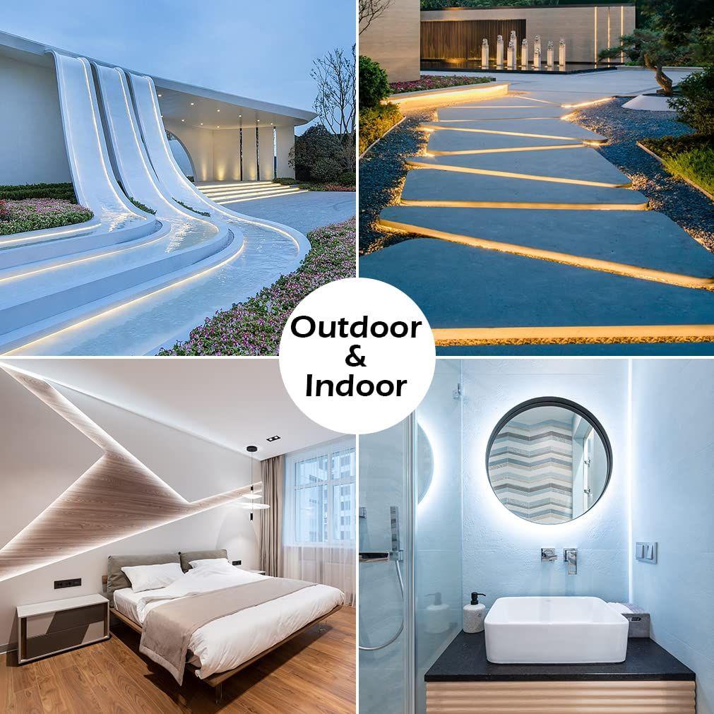 LED Lichtstreifen | Wasserdicht & flexibel | RGB Leuchtband mit Fernbedienung | Innen- und Außenbereich