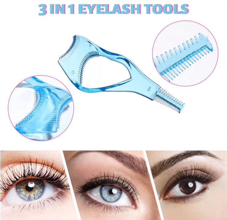 3-in-1 Wimpernwerkzeug | LashGuard | Verhindert Mascara-Flecken | Trennt & Formt Wimpern