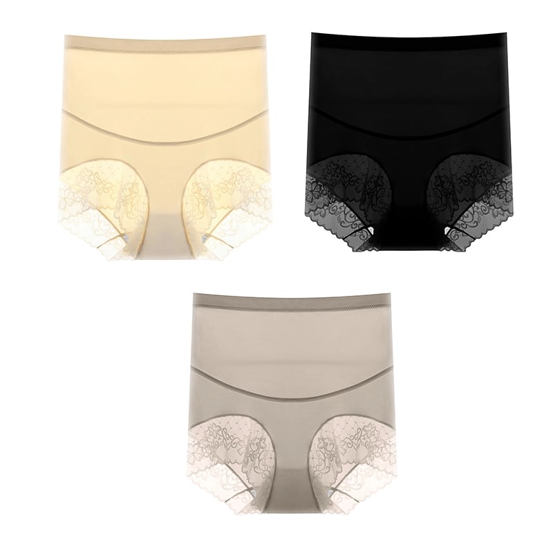 Shapewear Damen Slip | Hohe Taille | Formend & Atmungsaktiv | Spitzen-Design