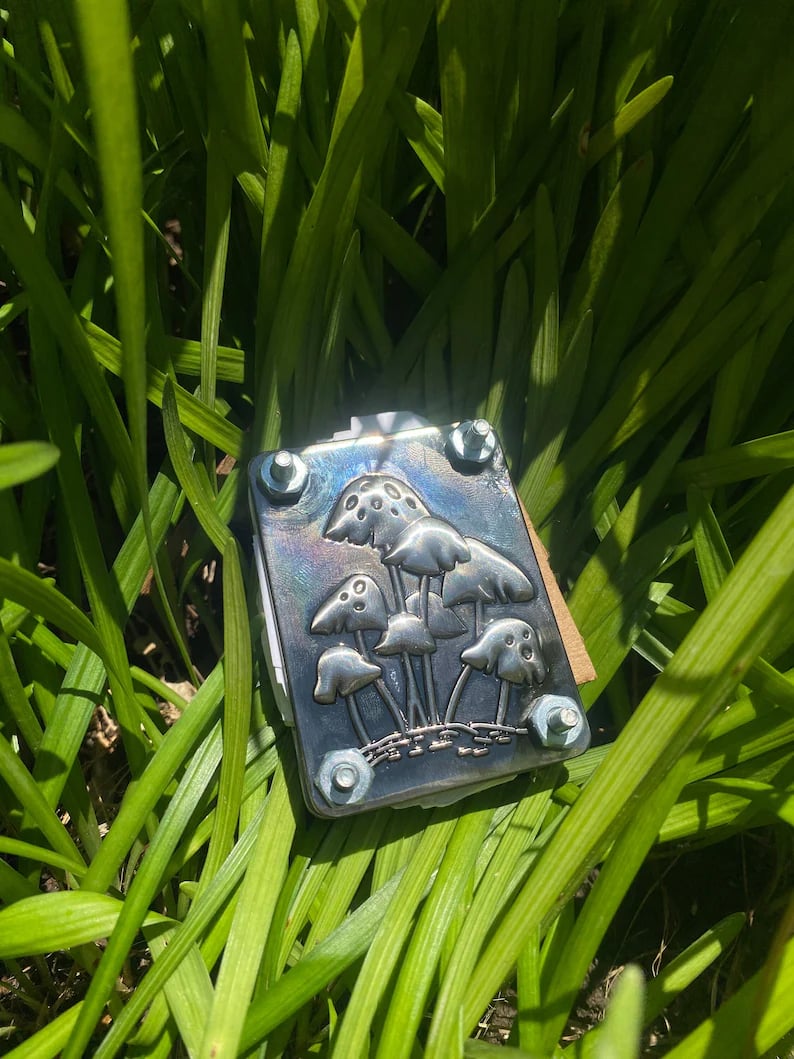 Mikro-Blumenpresse | Handgefertigt aus Silber & Messing | Inkl. 10 Blätter Herbarium-Papier