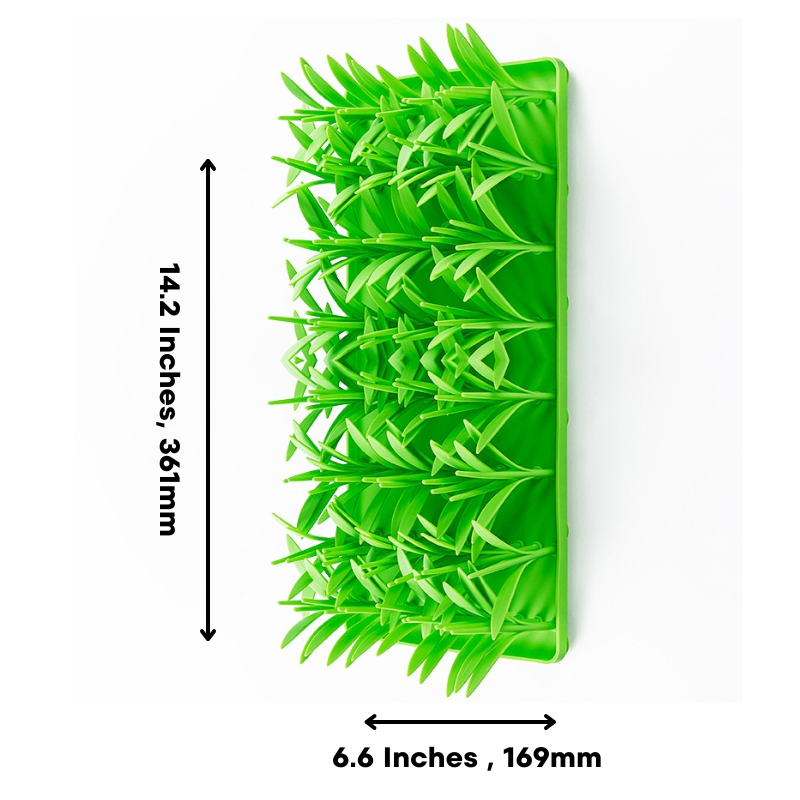 Langsamer Tierfutterspender Matte | Silikon Futterunterlage mit Saugfüßen | Fördert langsames Fressen & mentale Stimulation