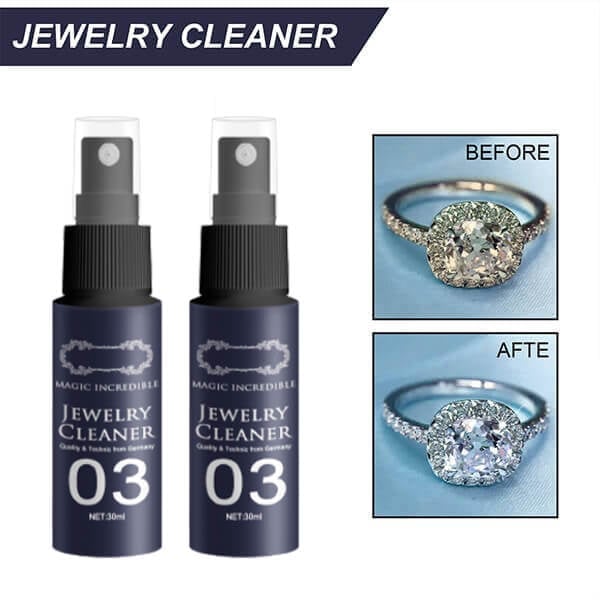 Schmuck Reiniger Spray | Schonende Tiefenreinigung für Gold, Silber & Diamanten | Lang anhaltender Glanz