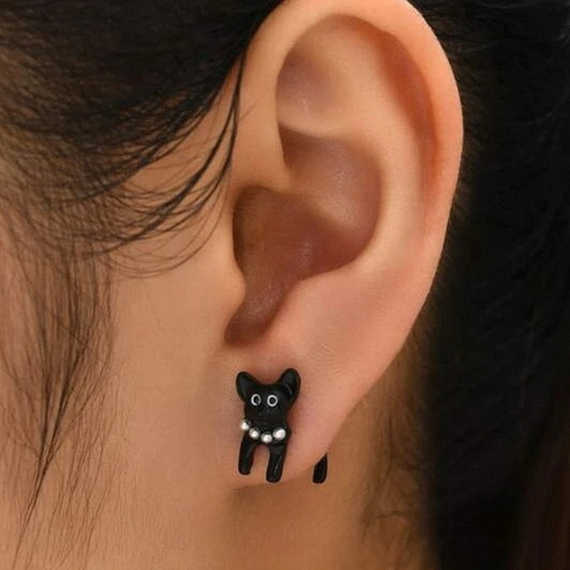 Damen Ohrringe Katze | Verspieltes Design | Zinklegierung