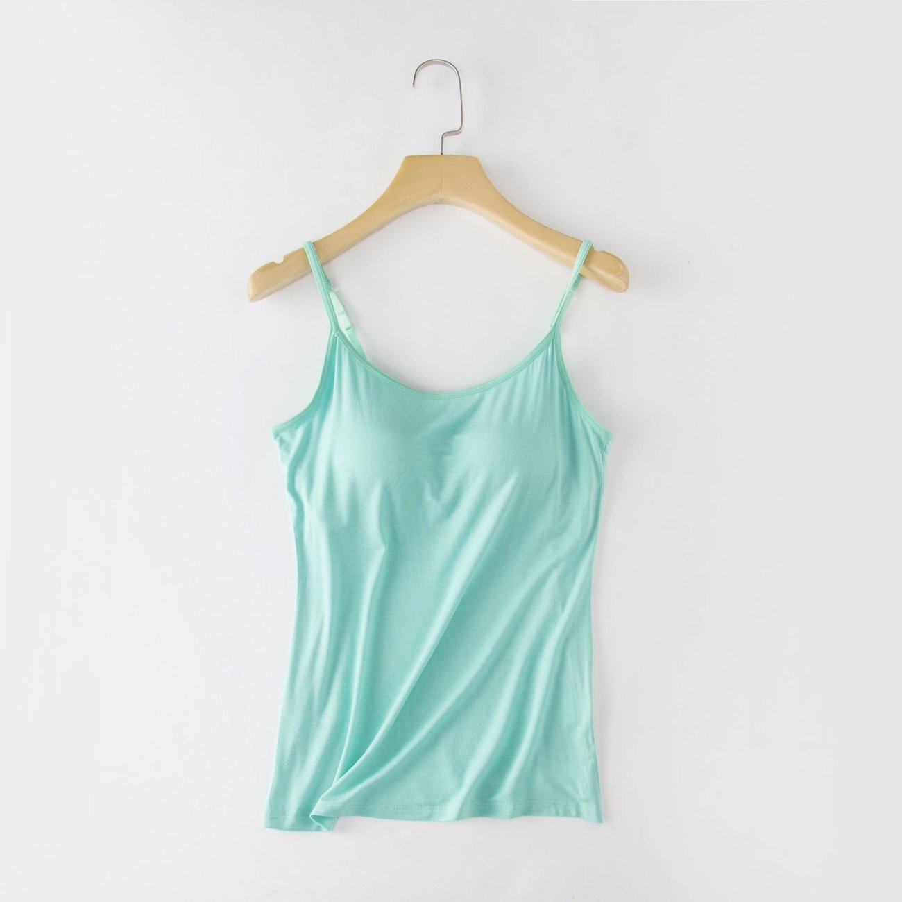 Damen 2-in-1 Top im 2er-Pack | Integrierter BH | Atmungsaktiver Träger-Style