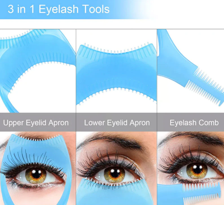 3-in-1 Wimpernwerkzeug | LashGuard | Verhindert Mascara-Flecken | Trennt & Formt Wimpern