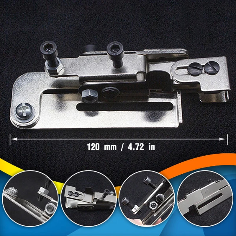 Reißverschluss Nähfuß | Präziser Zipper-Fuß für Nähmaschine | Edelstahl | Snap-On Kompatibel