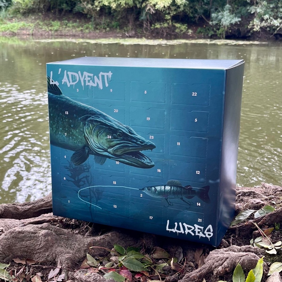Adventskalender für Angler | 24 Überraschungen | Hochwertige Angelköder | Sofort Einsatzbereit