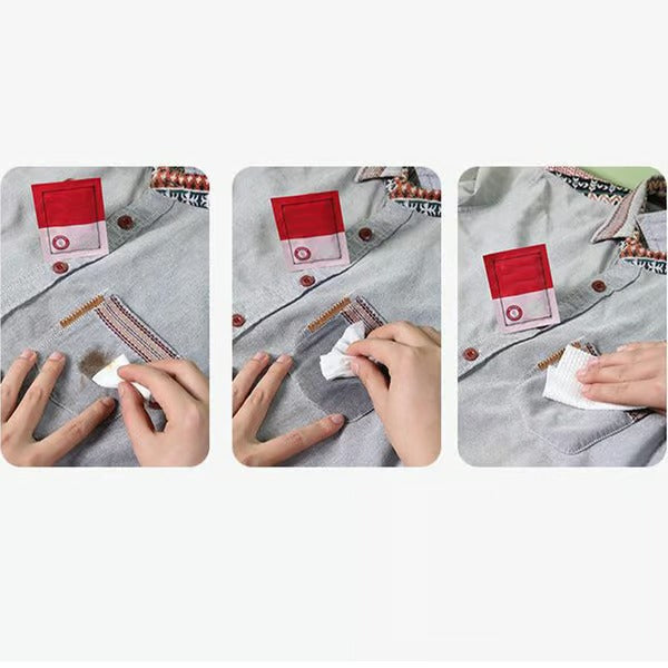 Fleckenentferner Tücher | Sofort Wirkung | Für unterwegs & zuhause | Erfrischender Blumenduft