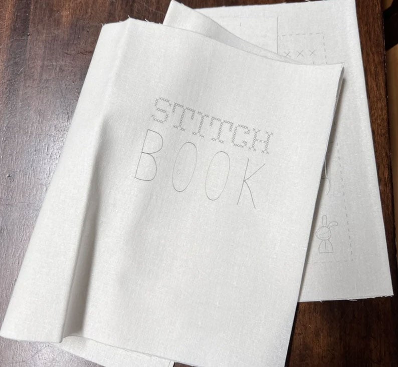 DIY Stickbuch „Stitch Book“ | 86 Stickstiche lernen | 7 Stoffseiten | Für Anfänger & Profis