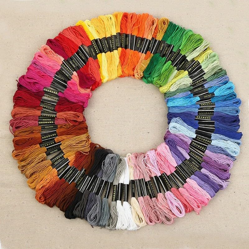 Stickrahmen Set „Kleiner Blumenrahmen“ | DIY Stickerei | 12 Designs | Für Anfänger