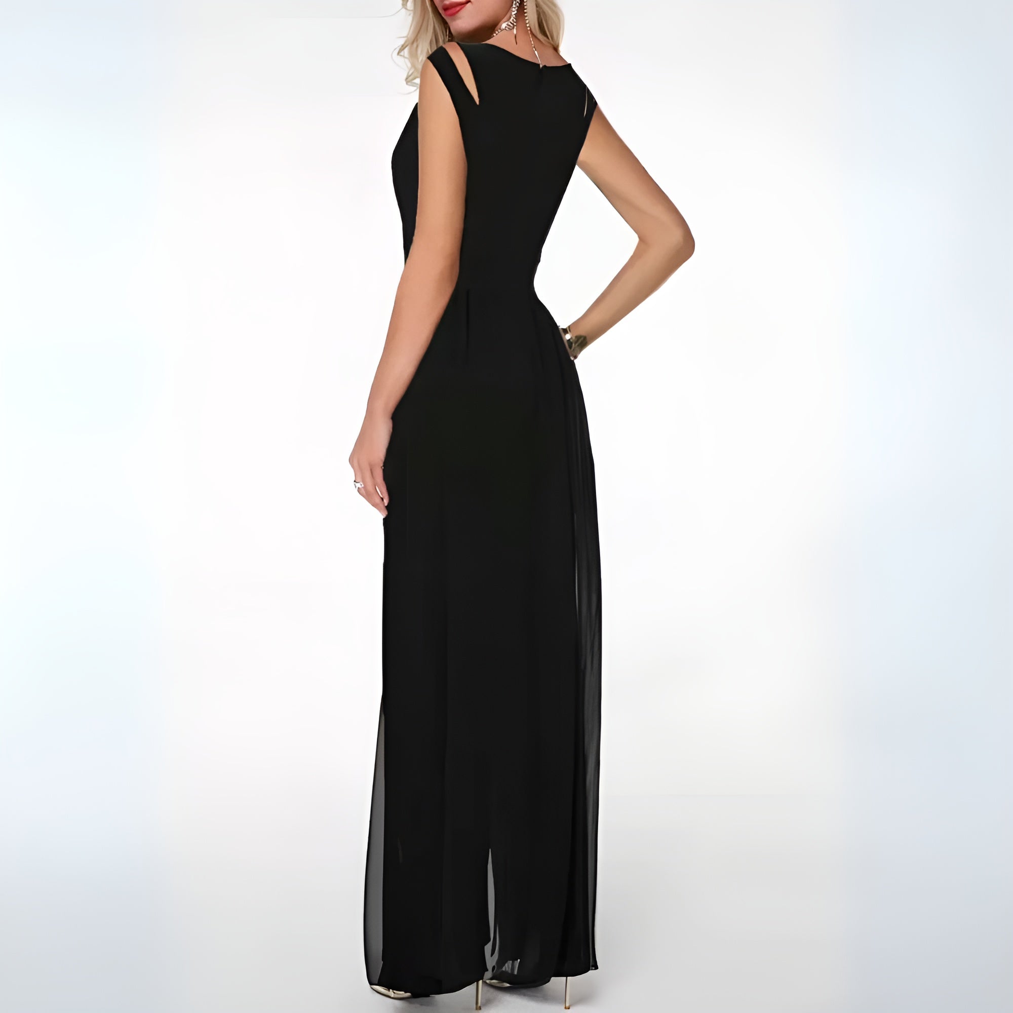 Ärmelloser Jumpsuit Mit Weitem Bein Für Damen | Sommer