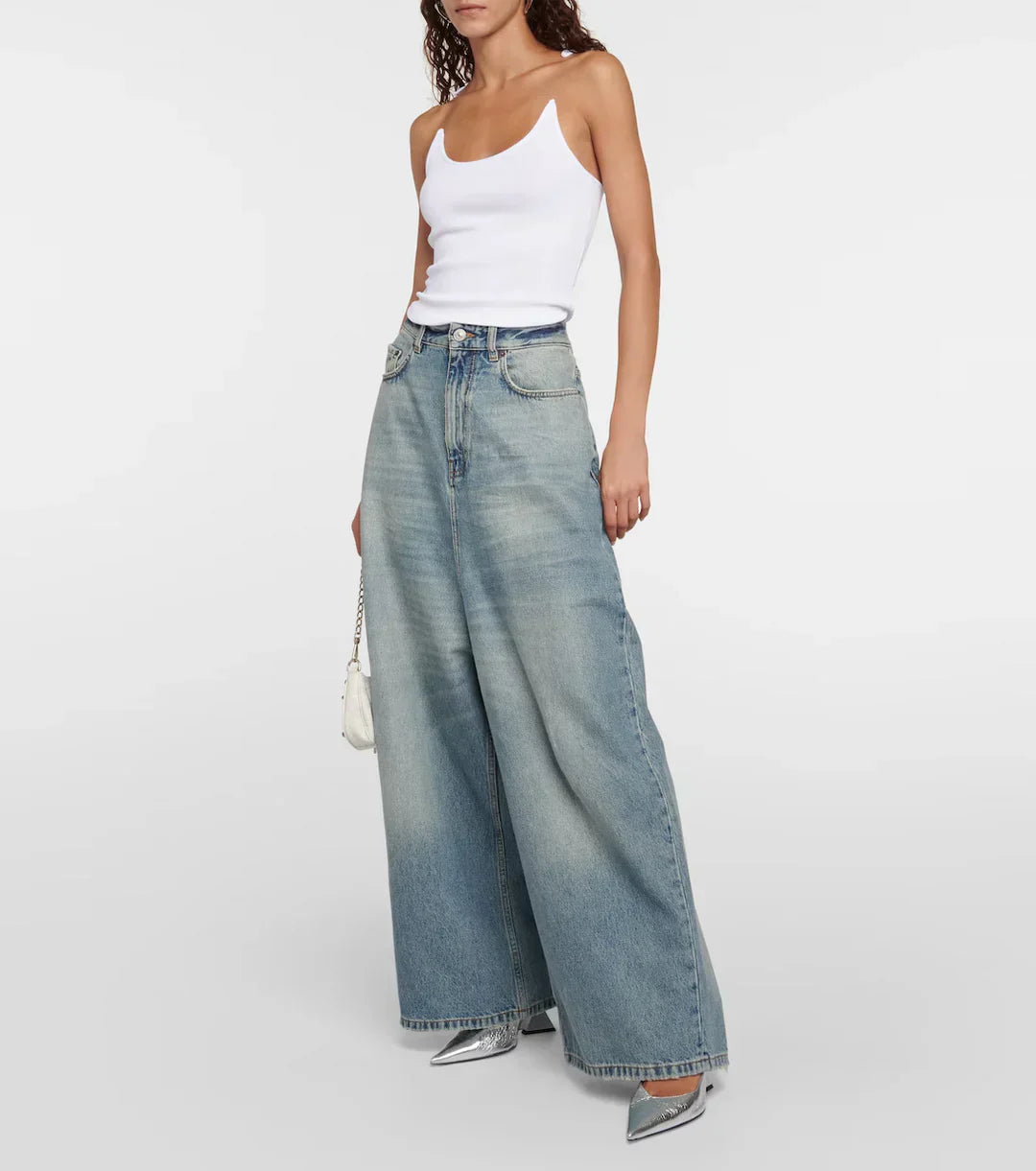 Damen Bandeau Top | Schulterfrei | Geripptes Baumwoll-Design | Figurbetont & Atmungsaktiv