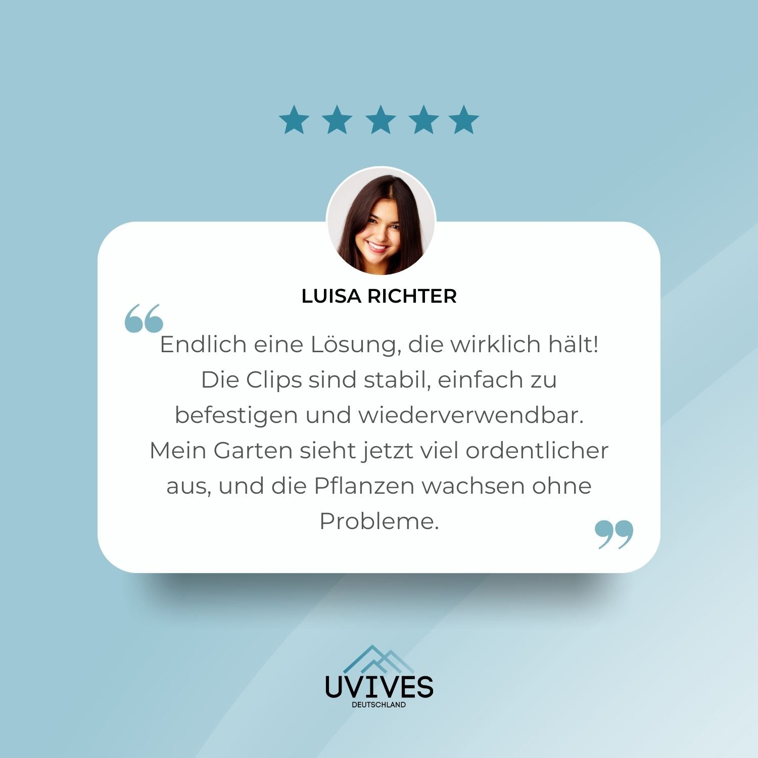 Pflanzenbefestigungsklammern