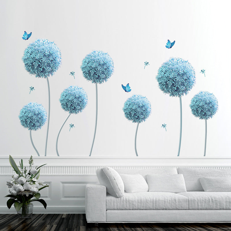 Blume Wanddekoration | Kreatives 3D-Wanddesign | Selbstklebend & Wiederverwendbar | PVC