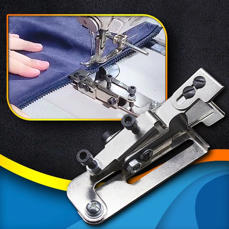 Reißverschluss Nähfuß | Präziser Zipper-Fuß für Nähmaschine | Edelstahl | Snap-On Kompatibel