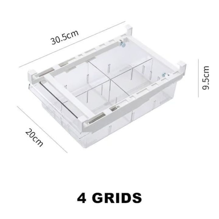 Kühlschrank-Organizer FrischerStapel | Verstellbar & BPA-frei | Mehr Stauraum & Übersicht | 30,5×20×9,5 cm