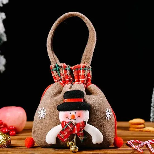 Weihnachten Geschenkbeutel | Stoffbeutel mit Kordelzug | Verschiedene Designs | Wiederverwendbar