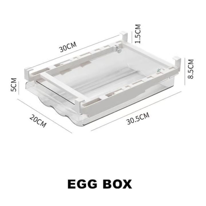 Kühlschrank-Organizer FrischerStapel | Verstellbar & BPA-frei | Mehr Stauraum & Übersicht | 30,5×20×9,5 cm
