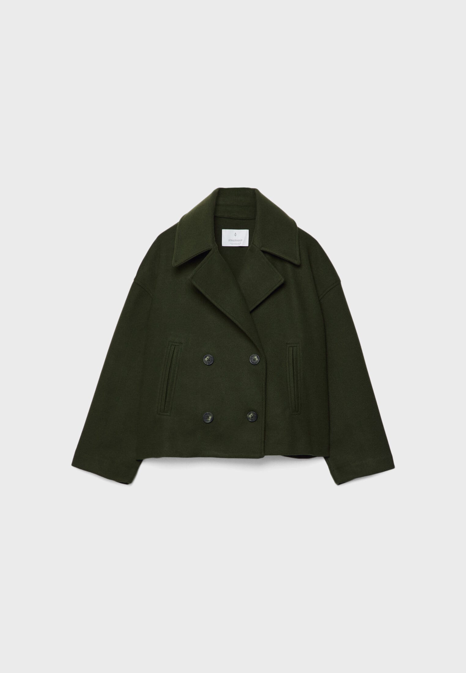 Olivia - Schicke Kurze Jacke mit Doppelreihe Knopfverschluss